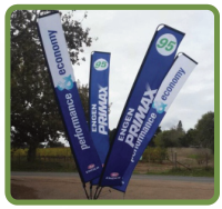 4m telescopic banner